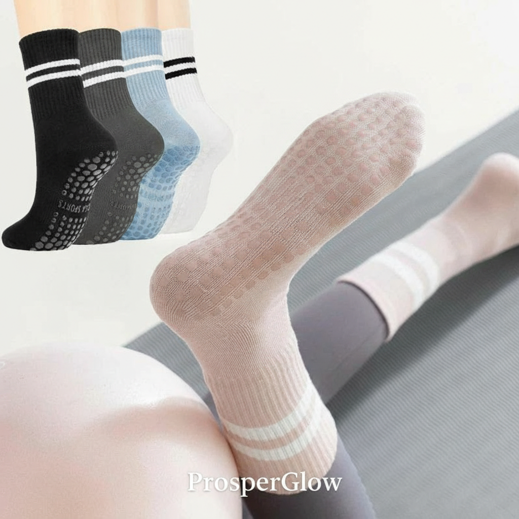 StudioGrip™ Non-Slip Yoga Socks Set